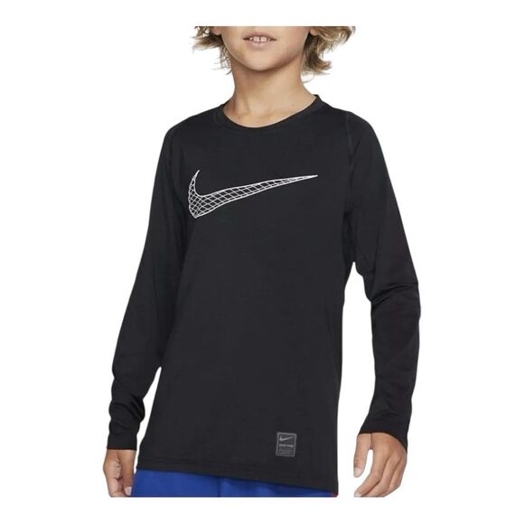 Long-sleeve T-shirt Nike Boy Pro TOP size Medium - Picture 1 of 6